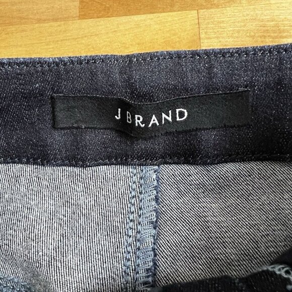 J Brand‎ Natasha Skinny Jeans Realm Dark Wash Button Fly Nautical Size 27 - Picture 8 of 14